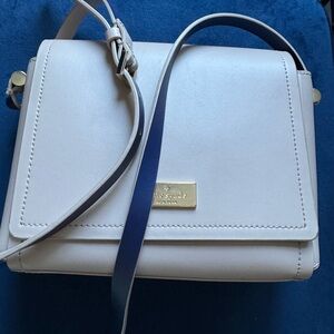 Kate Spade Cream Crossbody Bag with Gold Accent 100%leather